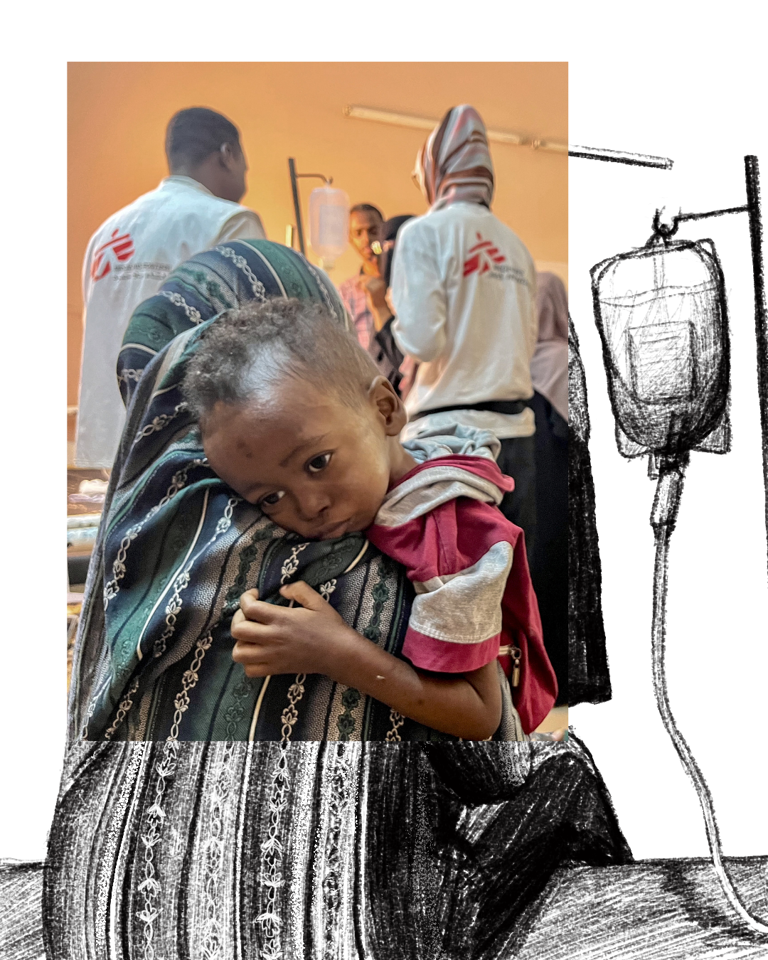child on their mothers shoulder