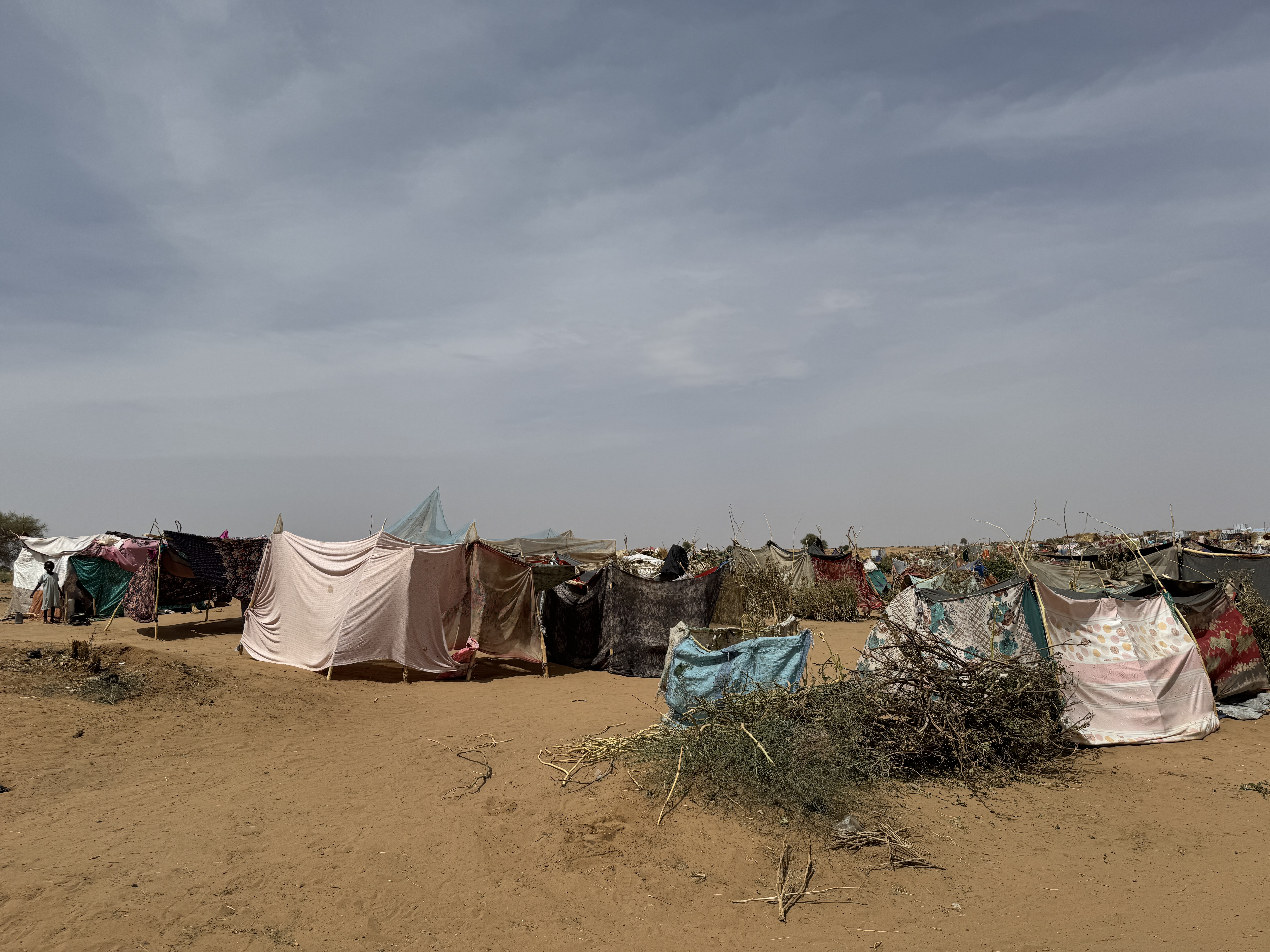 Kamp in Tawila, Darfur