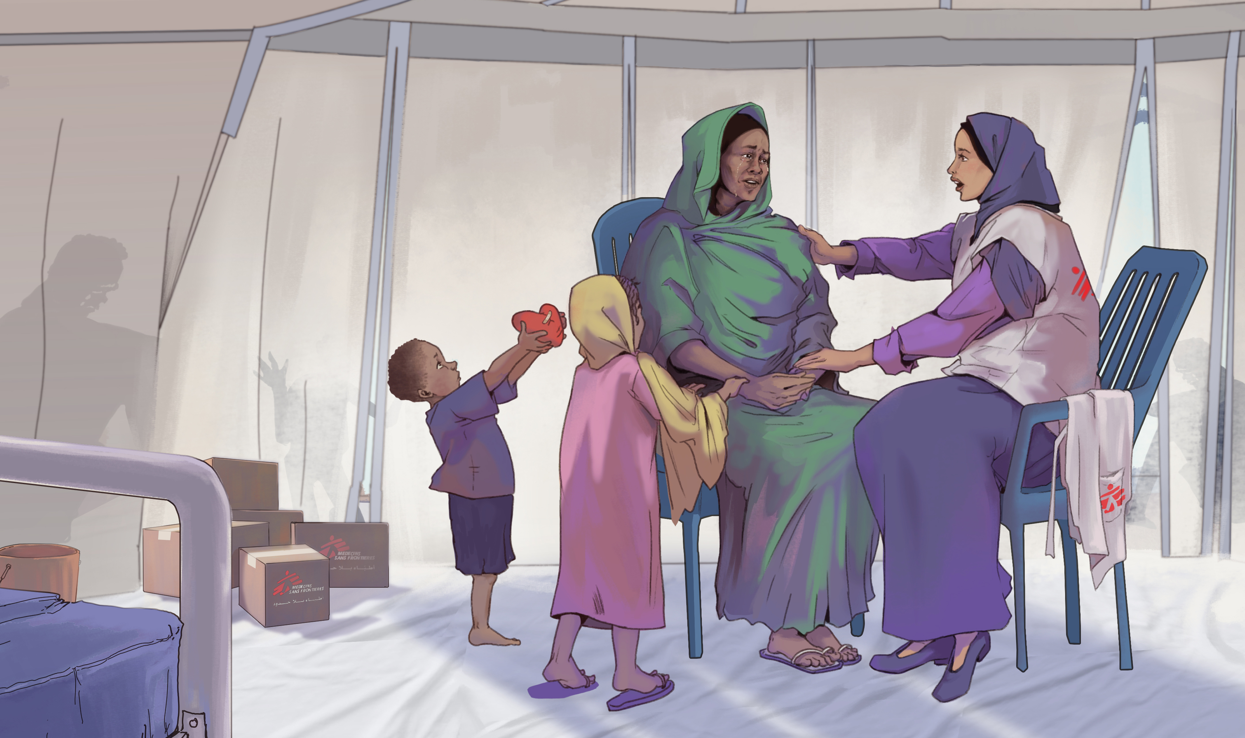 Fatma Hanouta/Khartoon Magazine for MSF