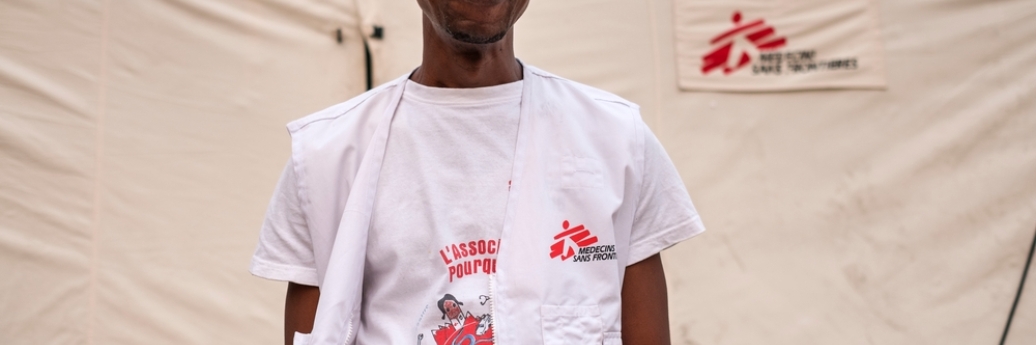 Simon, logisticien pour MSF © Dieter Tielemans. Kinshasa, 2016.