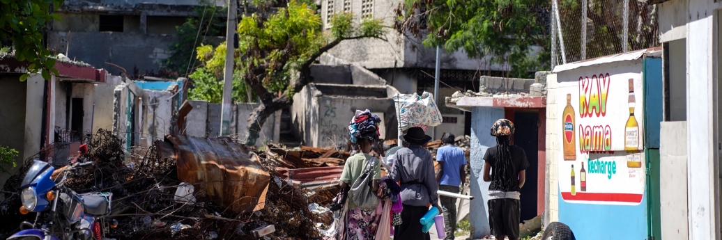 Streets in Haiti