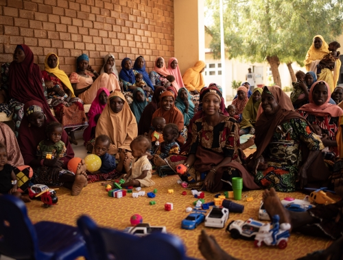 Vrouwen en kinderen Nigeria
